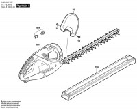 Bosch 0 600 H47 203 Ahs 48-16 Hedge Trimmer 230 V / Eu Spare Parts